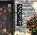 House Numbers 5-in Vertical and Horizontal Address Plaque - Modern