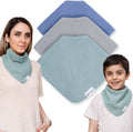 Bandana Bibs with 3 Waterproof Lining Organic Cotton Drool Bibs