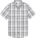Men's Short Sleeve Button Down Shirt by Dubinik for Warm Weather