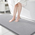 OLANLY Thick Memory Foam Bath Mat Rug 70x24 - Extra Soft Quick Dry