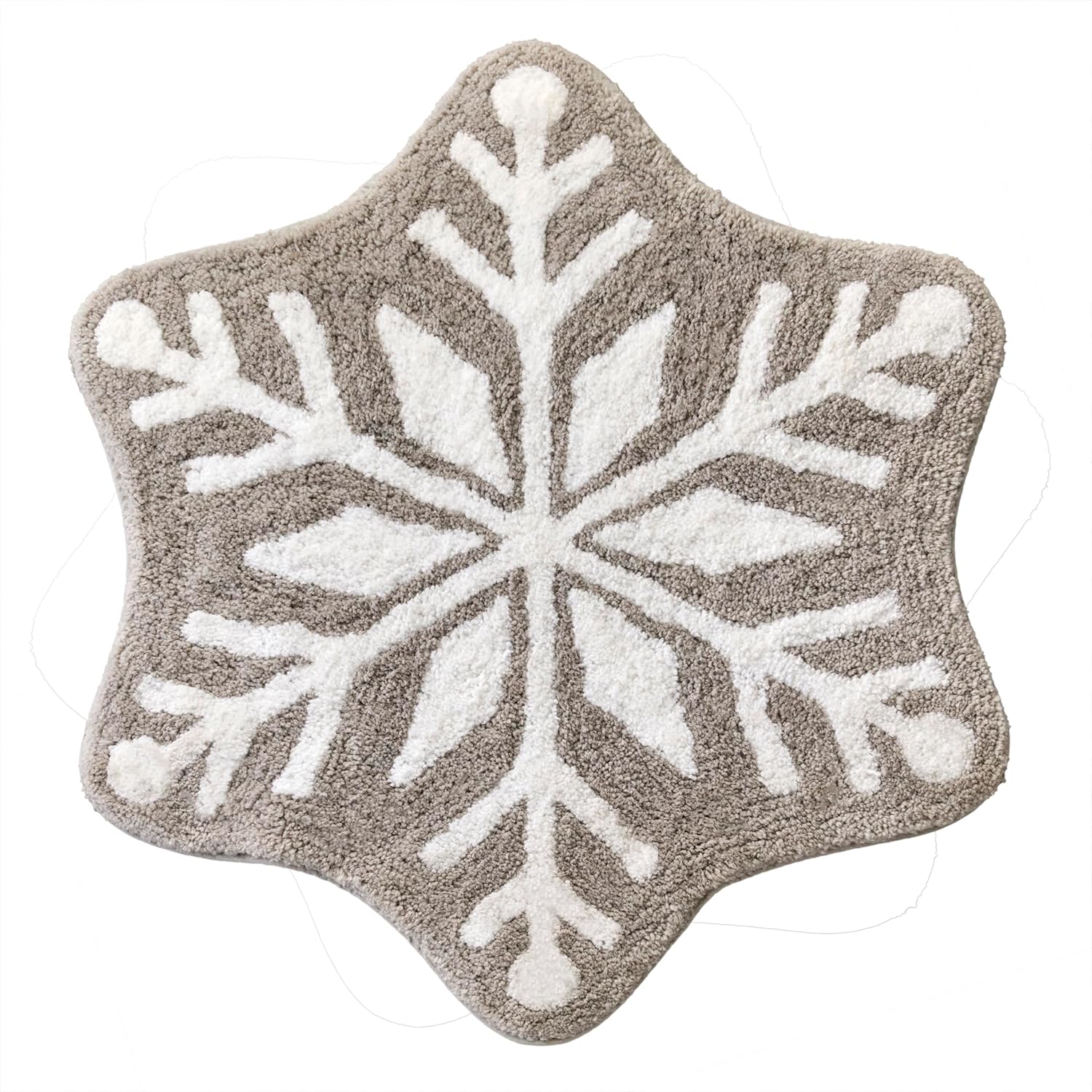 SKL Home Christmas Winter Snowflake Rug for Cozy Spaces