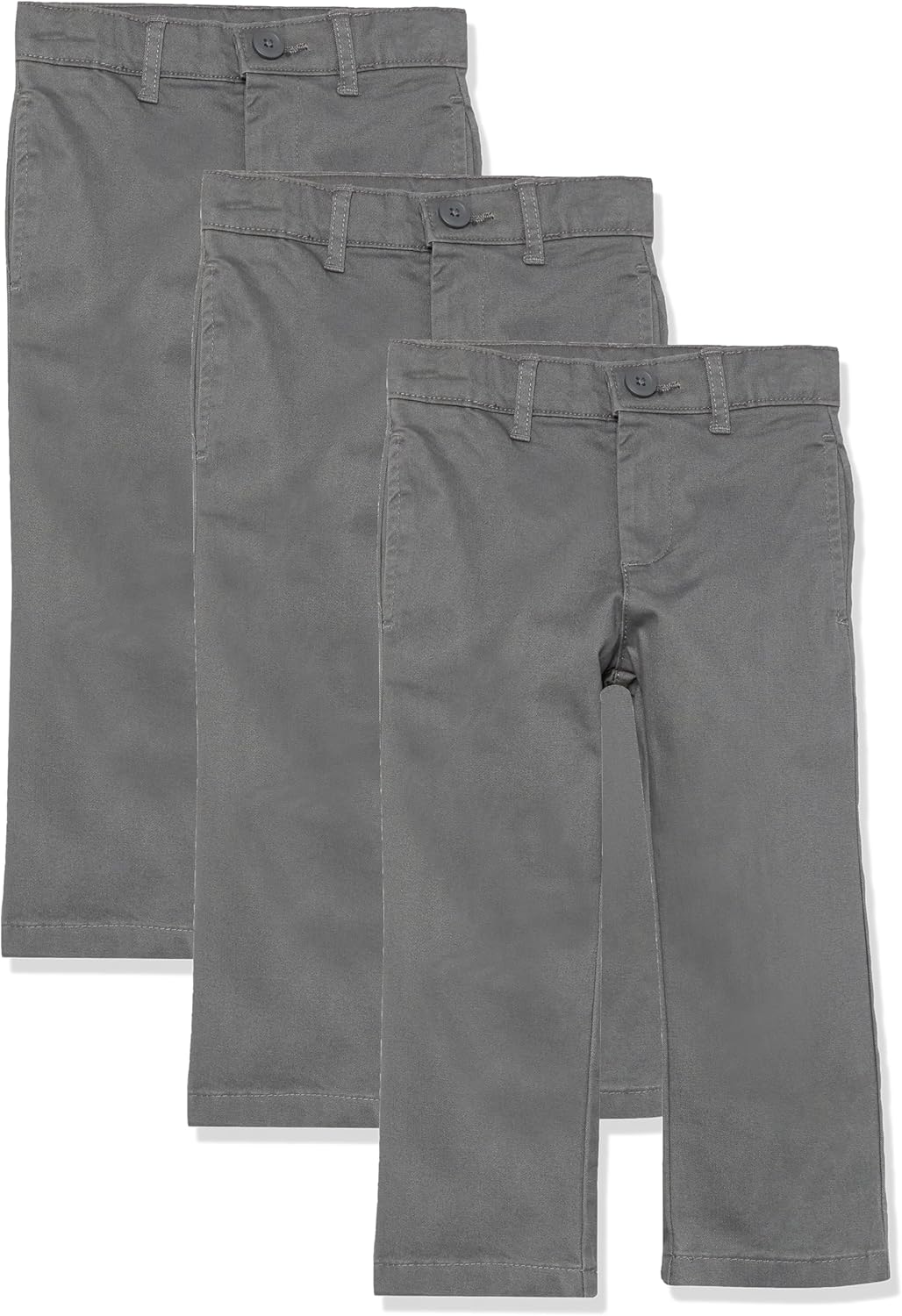 Boys and Toddlers' Uniform Straight-Fit Flat-Front Chino Pants