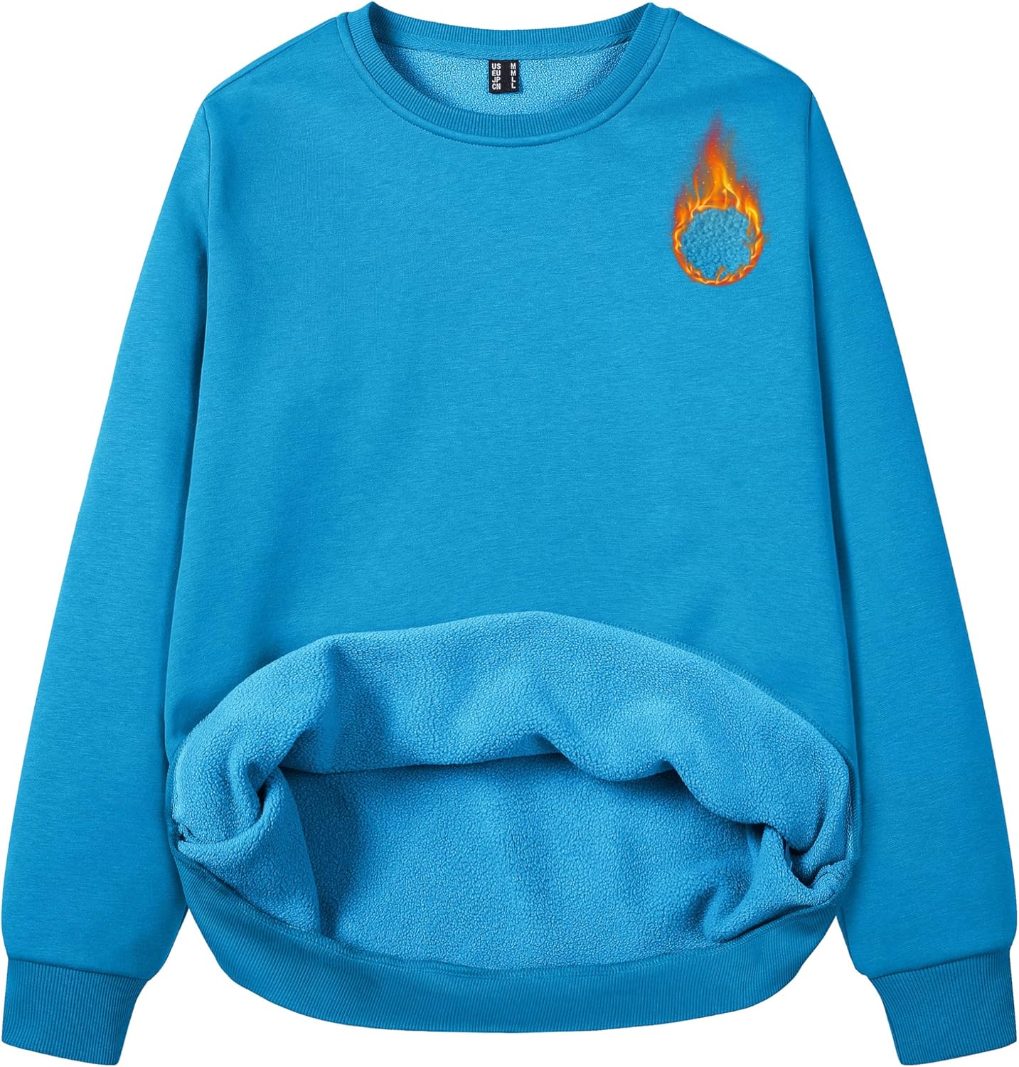 MAGCOMSEN Women's Fleece Lined Sweatshirt for Cozy Comfort