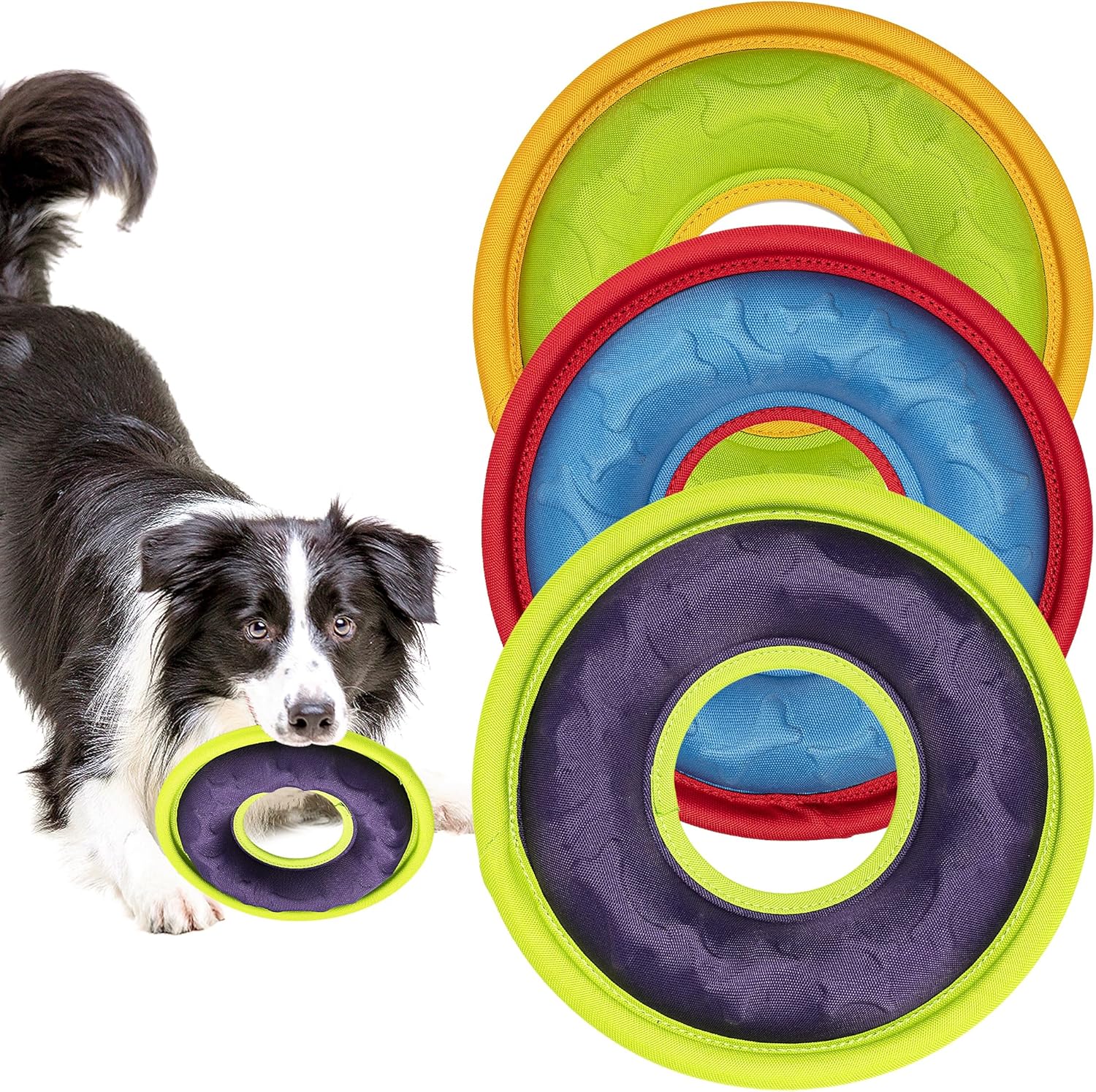 Hongezey Flyer Discs - Fun Fetch Toys for Dogs!
