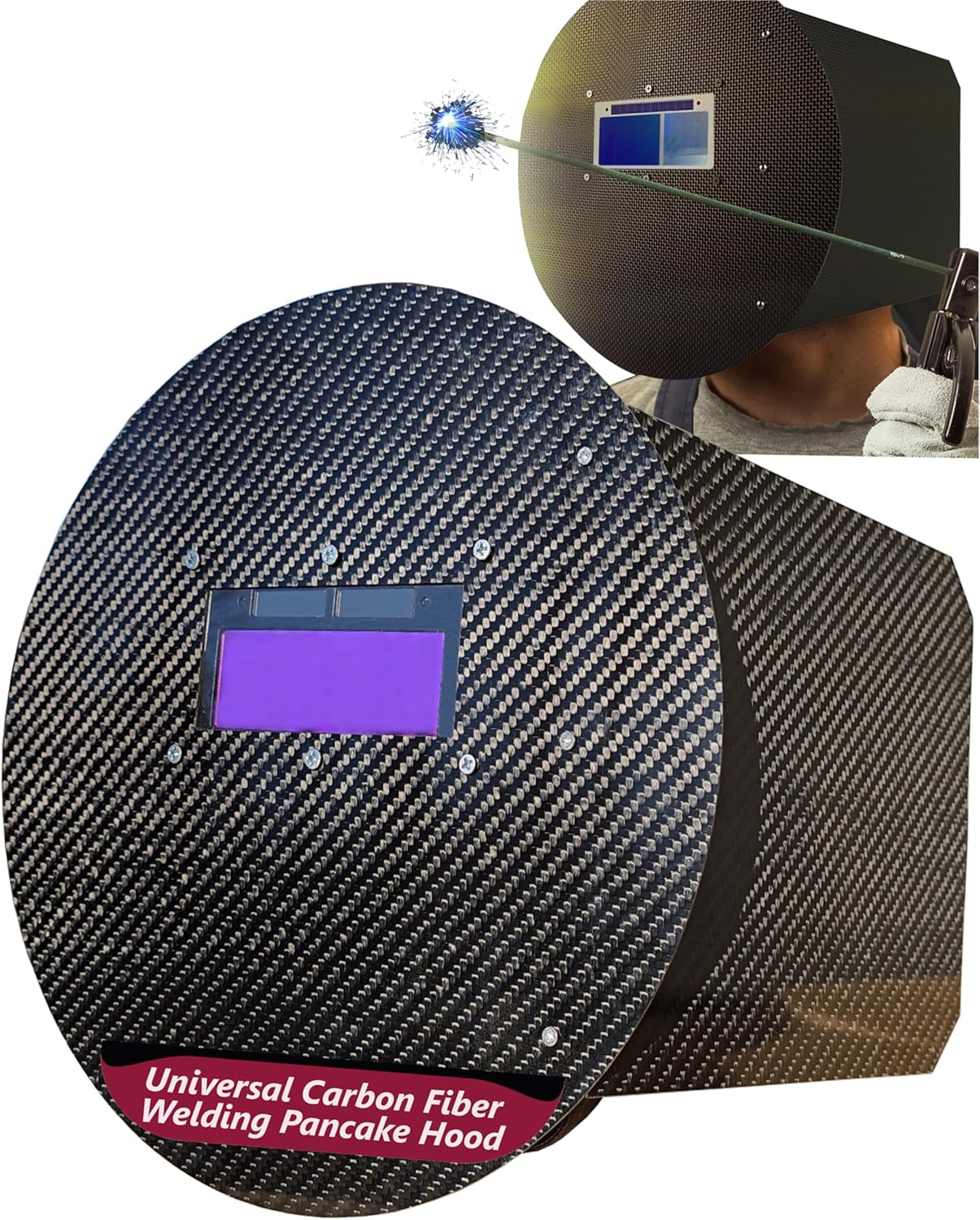 Customizable Carbon Fiber Welding Helmet