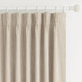 Taupe Blackout Curtains Pinch Pleated 90 in Long - Room Darkening