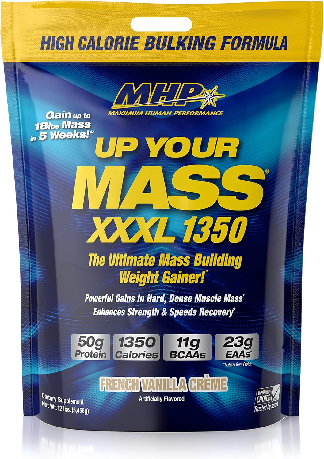 MHP UYM XXXL 1350 Mass Building Weight Gainer for Muscle Gains