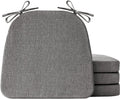 Chair Cushions for Dining Chairs Set of 4 - Supportive Non Slip Pads