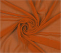 Chiffon Fabric 70 Yard Bolt Brunt Orange - Sheer Draping for Weddings