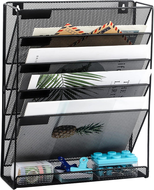 EASEPRES 5-Tier Desk File Organizer - Efficient Space Saver