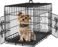 30 in Double Door Dog Crate with Divider - Portable Collapsible Kennel