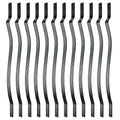 32-1/4 in Grooved Aluminum Deck Balusters (50-Pack) - Matte Black