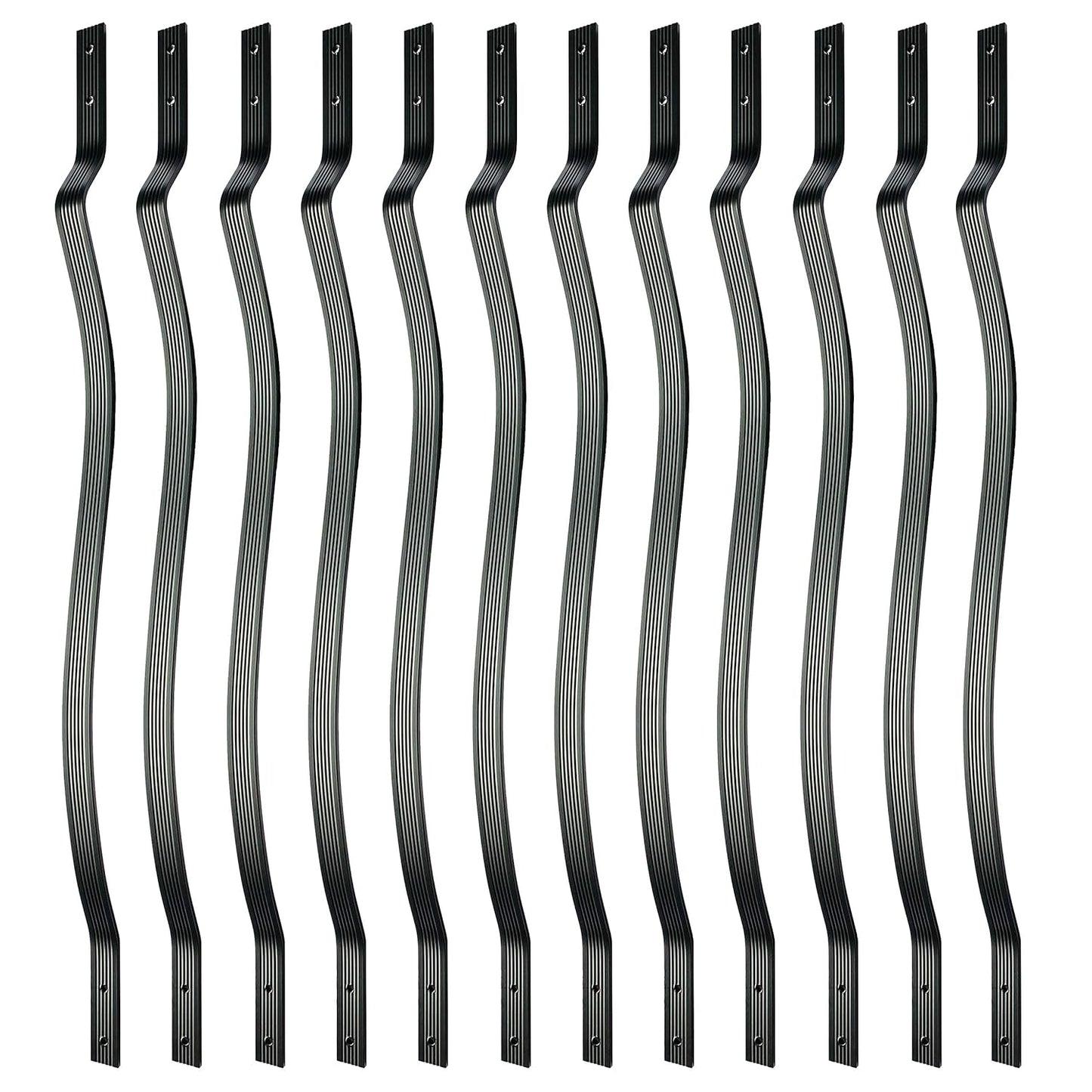 32-1/4 Inches Grooved Aluminum Deck Balusters for Railing