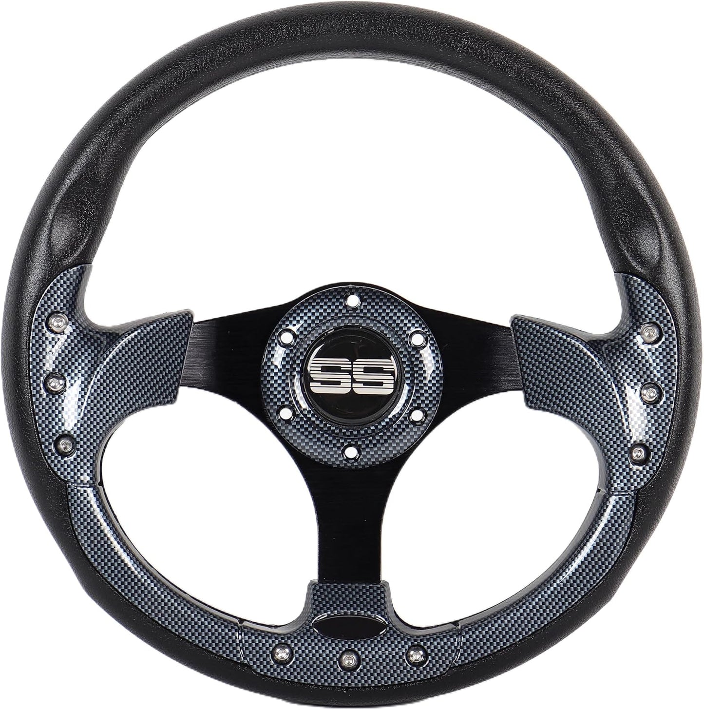 Universal 12.5 inch Golf Cart Steering Wheel for Club Car and More