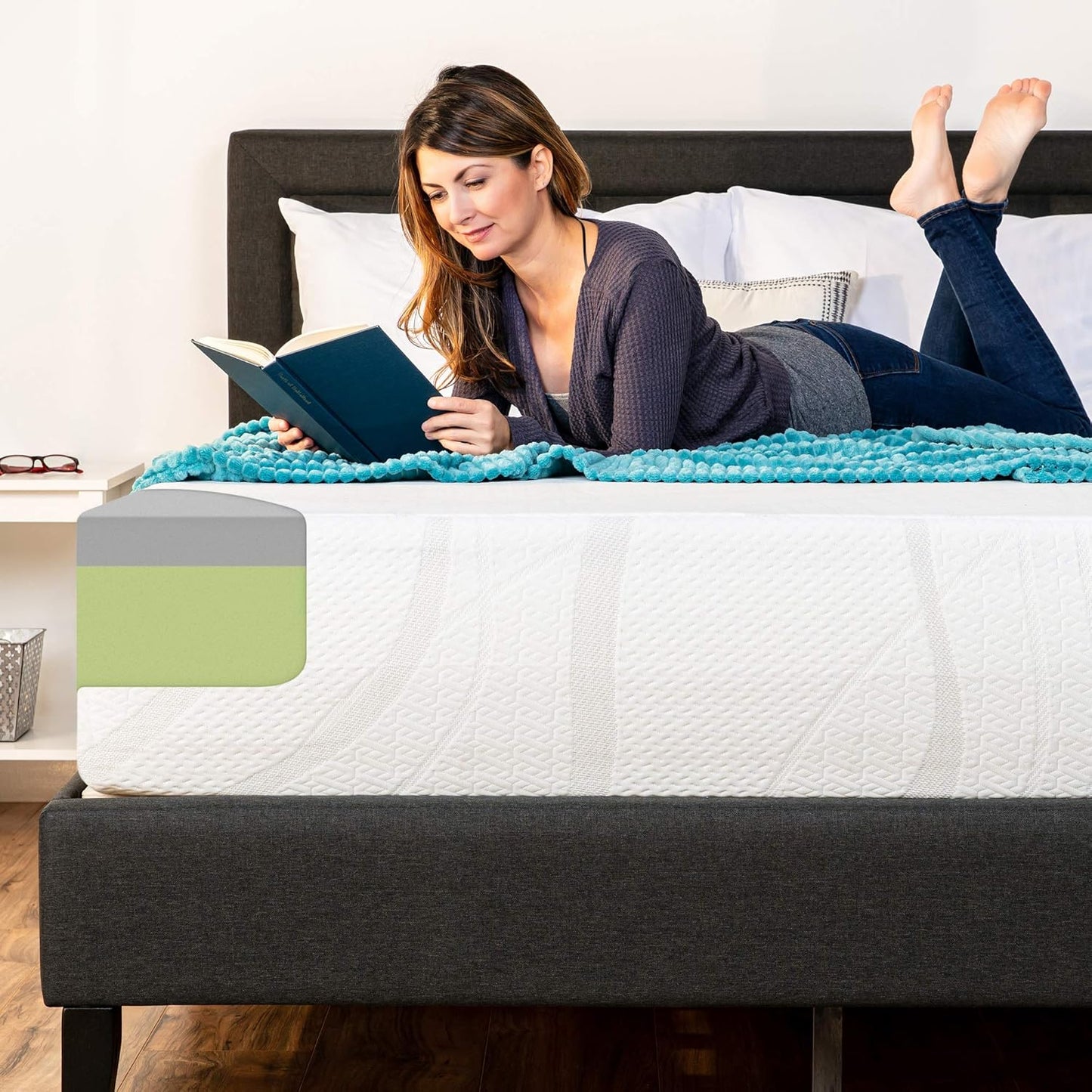 Best Choice Products 12 Inch Green Tea Charcoal Mattress Review