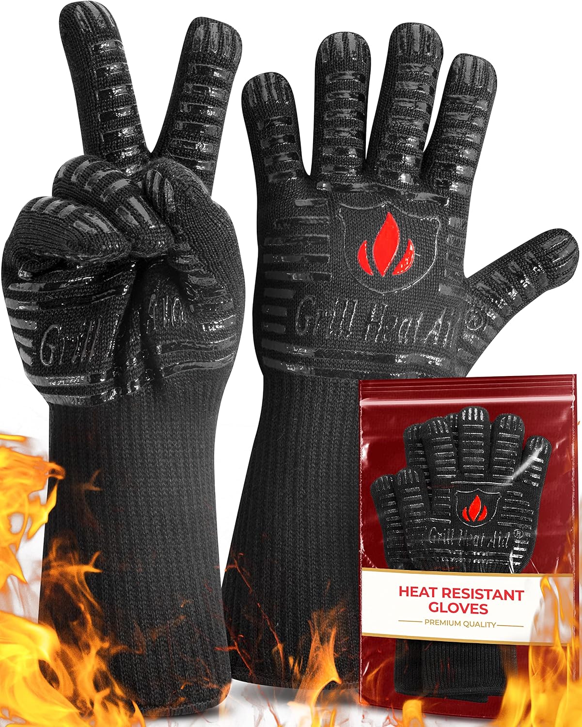 Fireproof BBQ Gloves for Ultimate Heat Protection