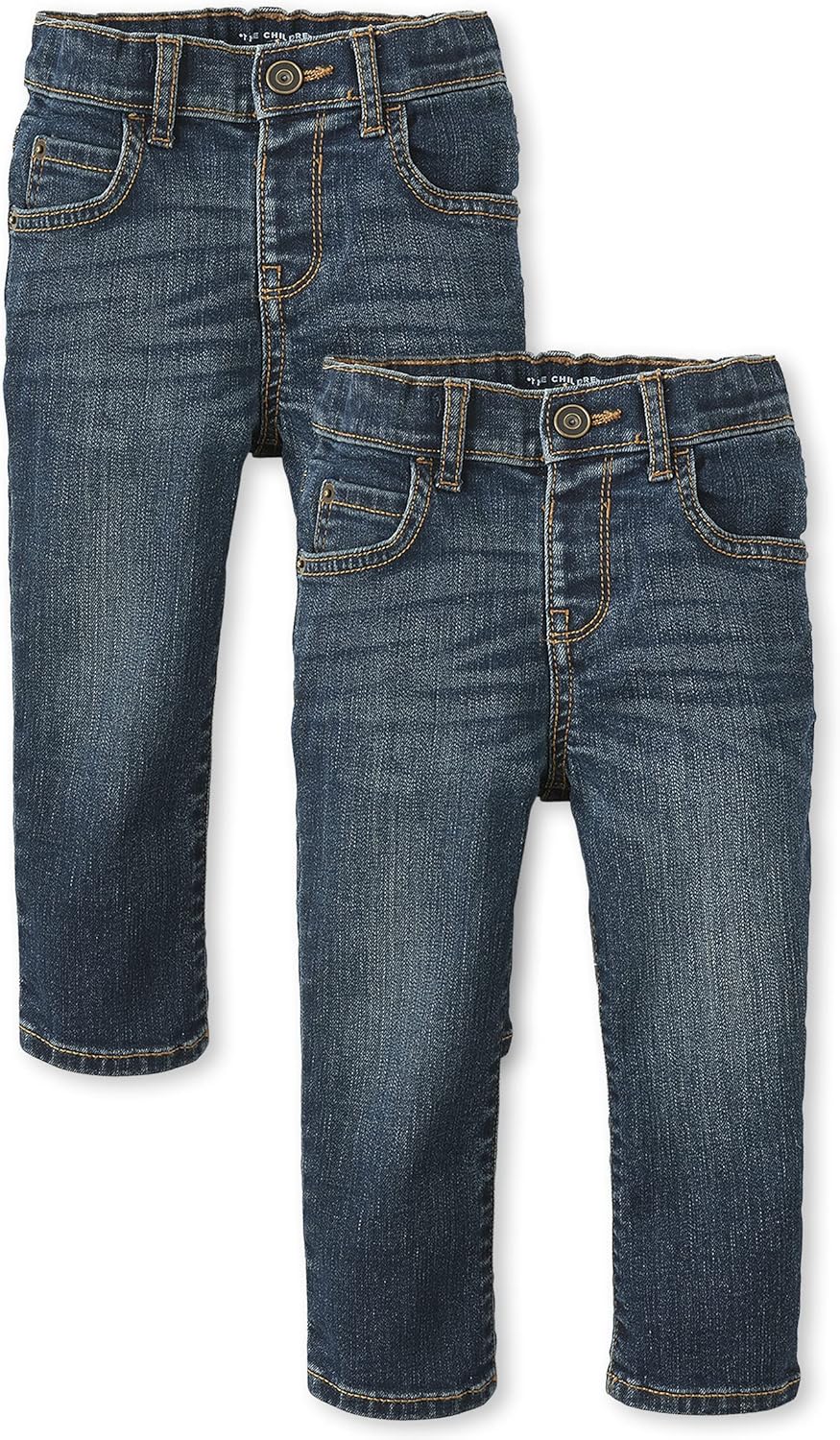 Baby Boys' and Toddler Straight Leg Jeans for Comfy Wear
