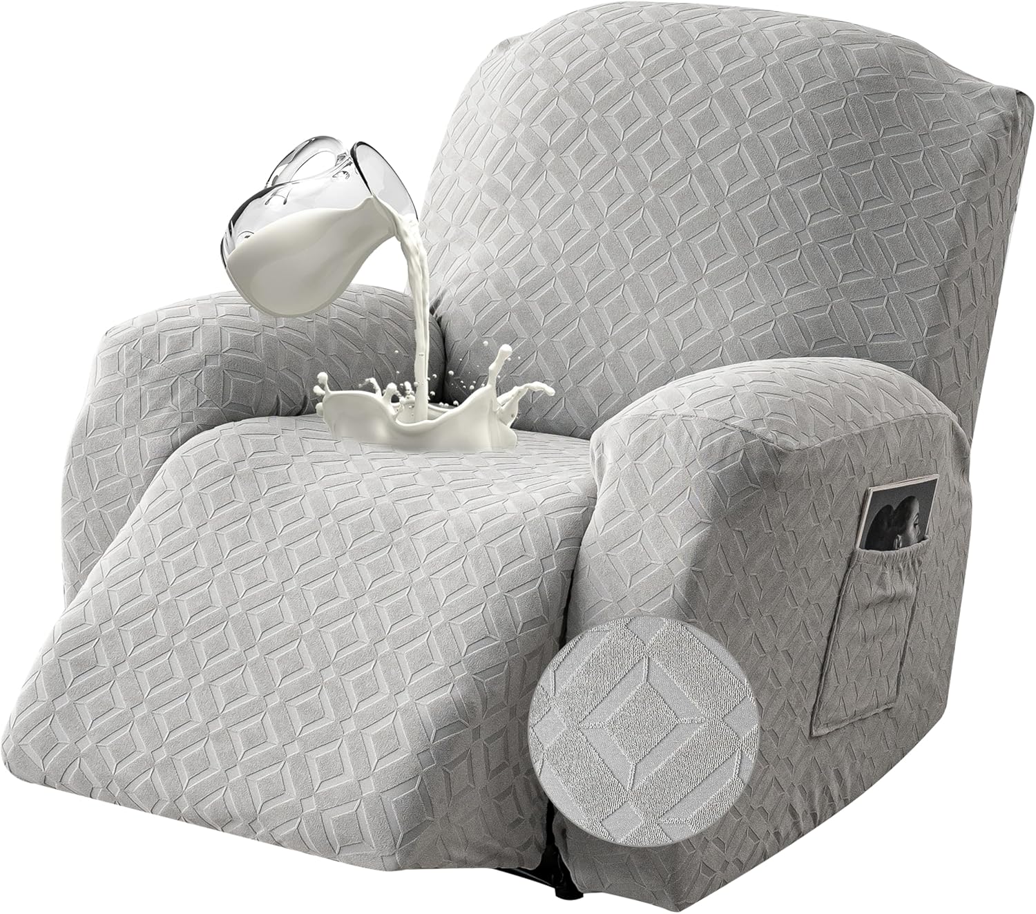 Gennia Waterproof Recliner Chair Cover for Pets and Kids