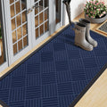 Front Door Mat 71x23 Navy Blue - Heavy Duty Outdoor Indoor Doormat