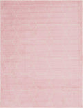 Unique Loom Trellis Frieze Area Rug 8 ft x 10 ft - Light Pink/ Ivory