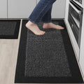 Kitchen Rugs and Mats Set of 2 Non-Slip Runner - Absorbent Protection