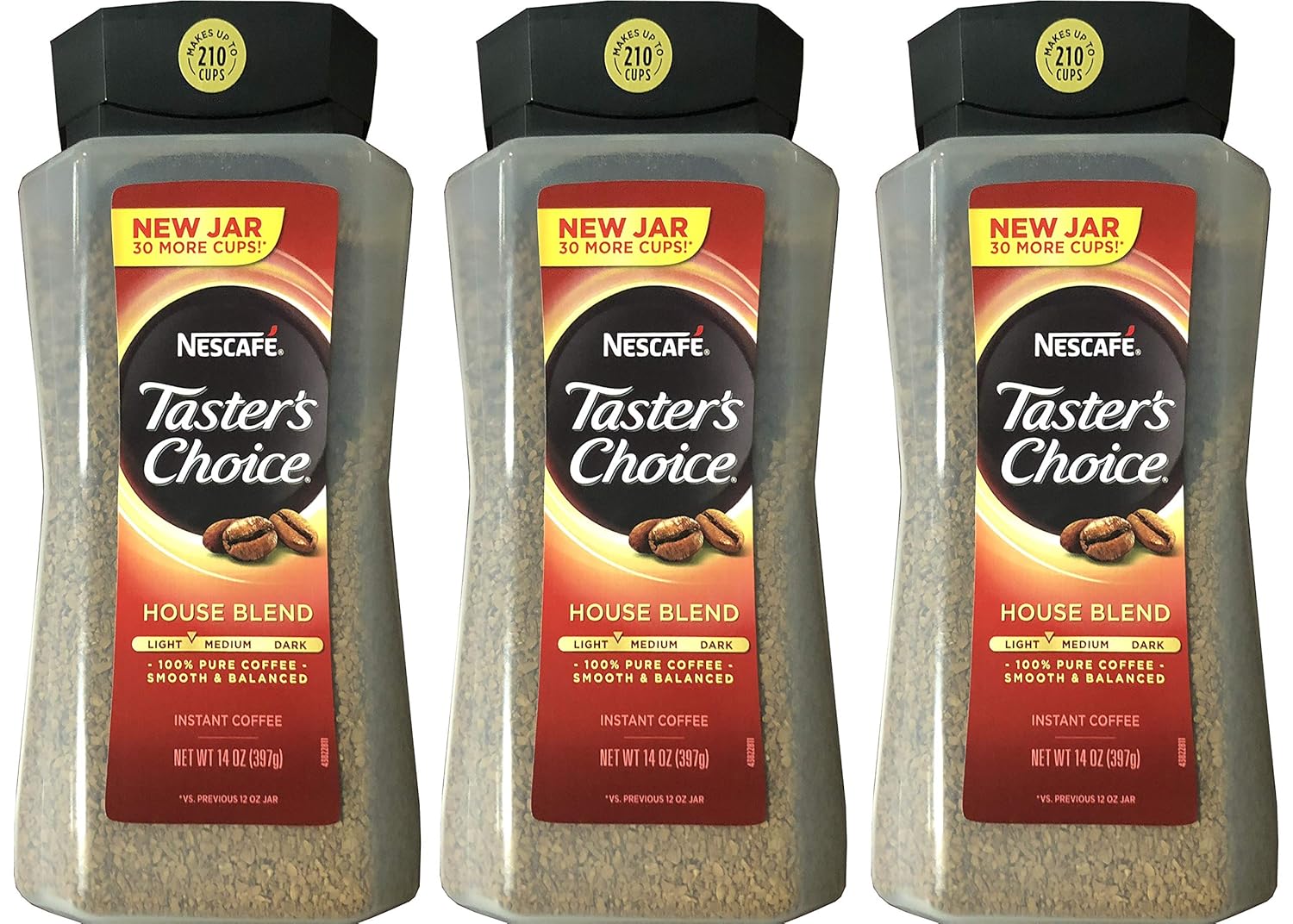 Premium Gourmet Instant Coffee Trio 14 Oz