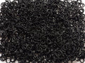 1/2 Pound Black Anodized Aluminum Jump Rings 18G 3/16 in ID - Bulk