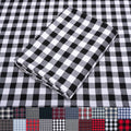 Pico Textiles 10 Yards Bolt Black and White Buffalo Plaid Flannel