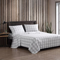 Full Cotton Flannel Sheets Lakehouse Plaid - Full Size Cozy Set
