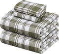 ZOYER Flannel Sheets Full Size Bed Set - Soft Deep Pocket Flannel