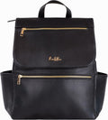 Premium Vegan Leather Diaper Bag Backpack - Stylish, Spacious Parent