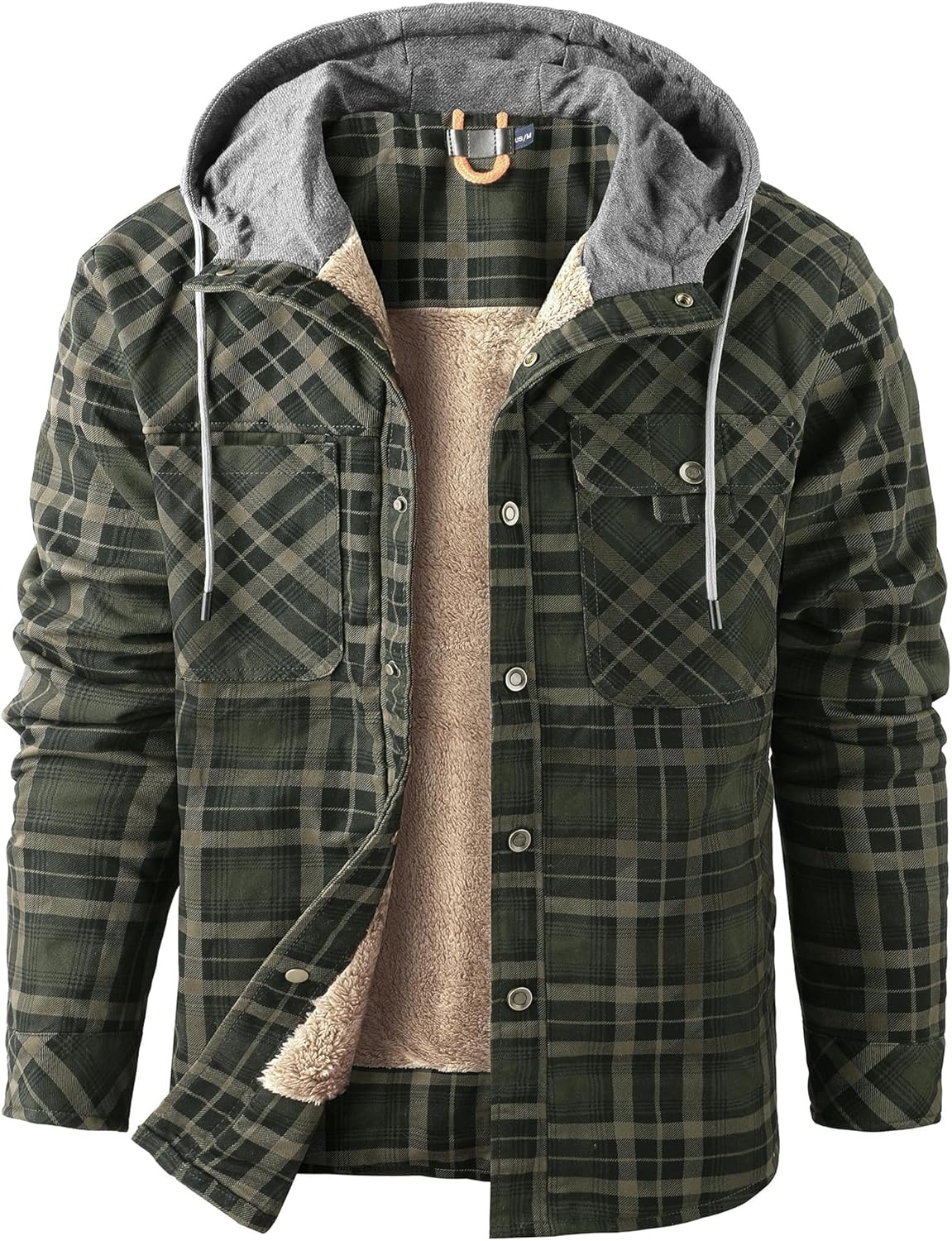 Mr.Stream Men's Outdoor Casual Vintage Flannel Shirt Jacket