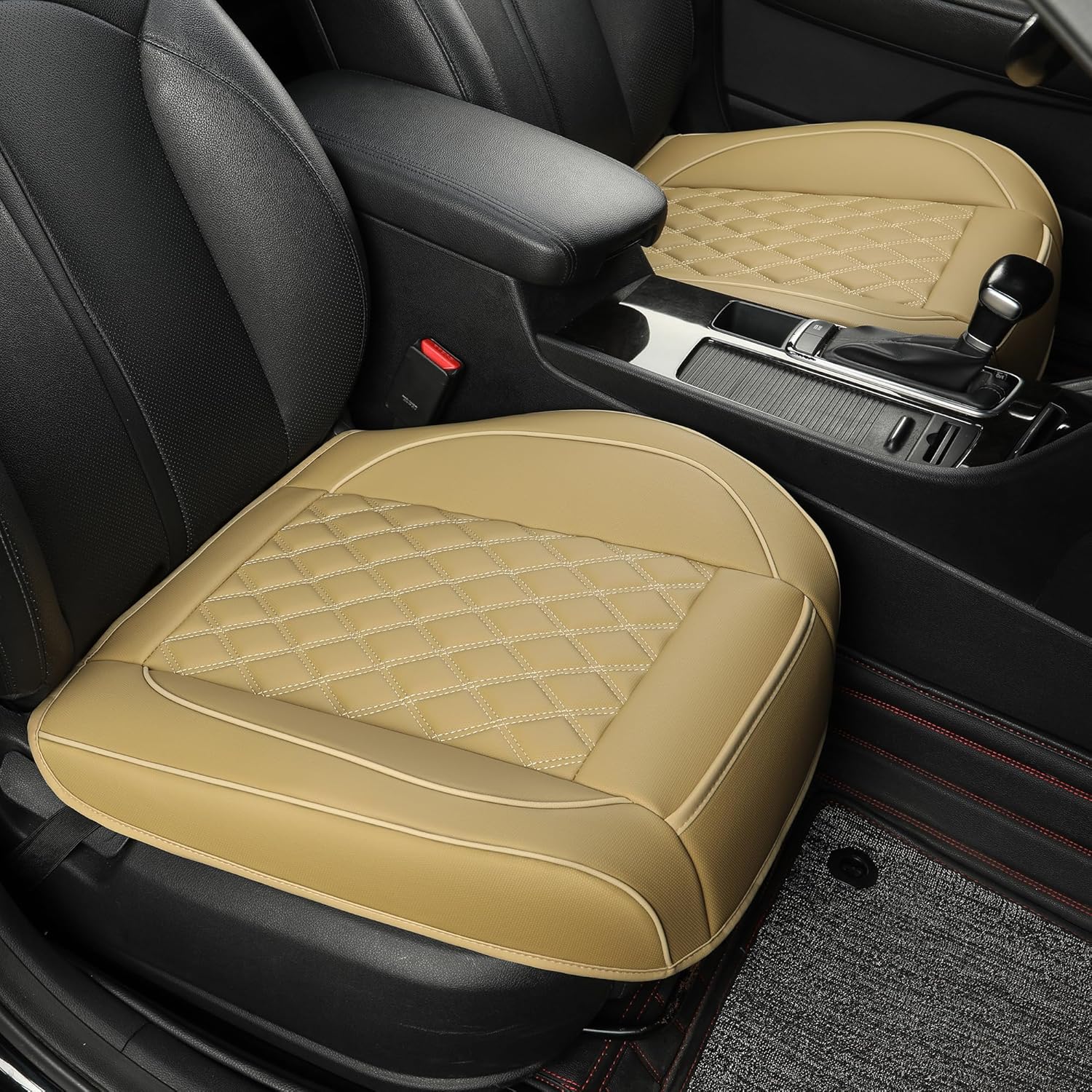 2 Pack Leather Front Car Seat Covers for Most Vehicles