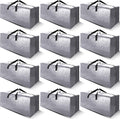 Cosy Family Extra Large Moving Bags - 12 Pack Storage Totes