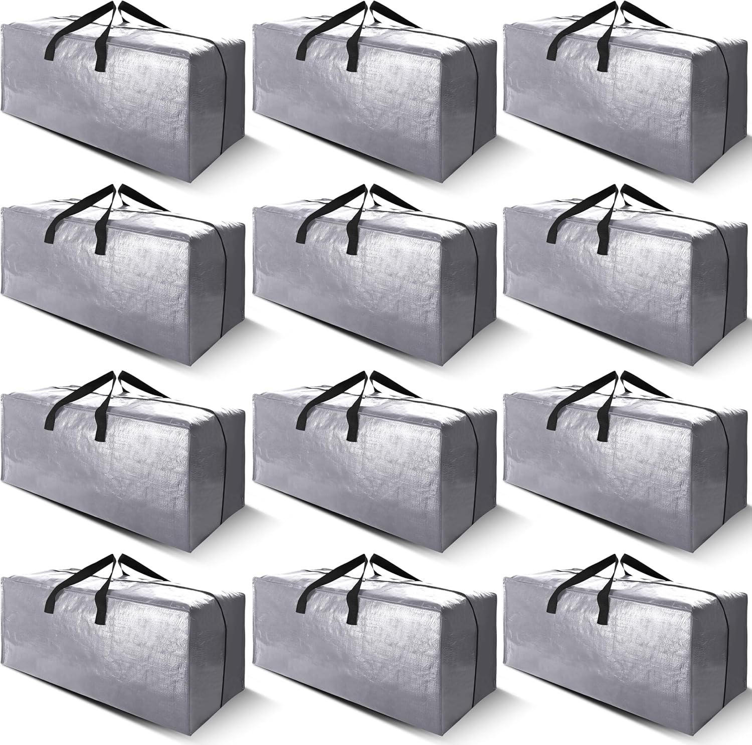 Cosy Family Extra Large Moving Bags - 12 Pack Storage Totes