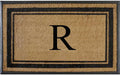 Monogrammed Coco Doormat 30x48 in Brown - Durable Personalized