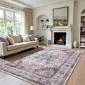 Softlife Washable Area Rug for Living Room and Bedroom Decor