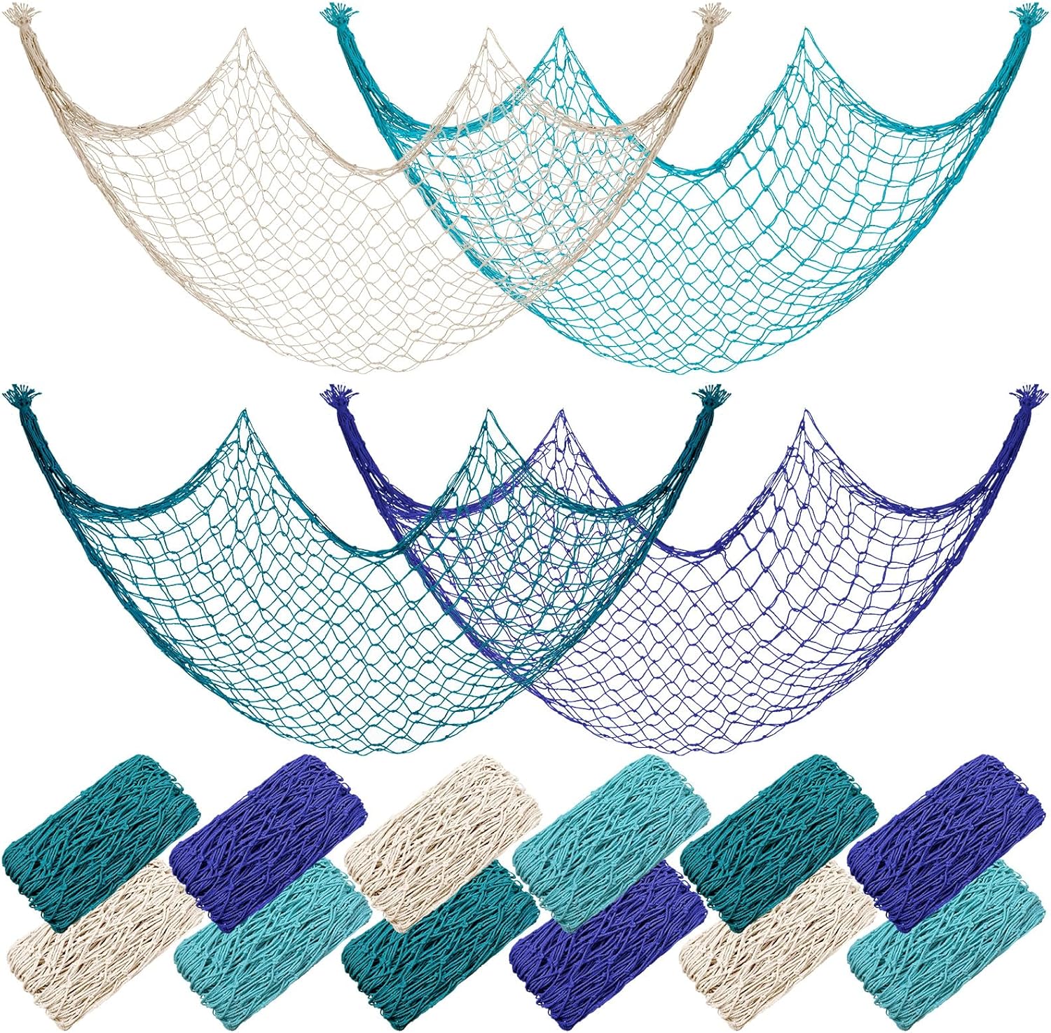 Large Ocean Fish Net Decor - Novel Color!