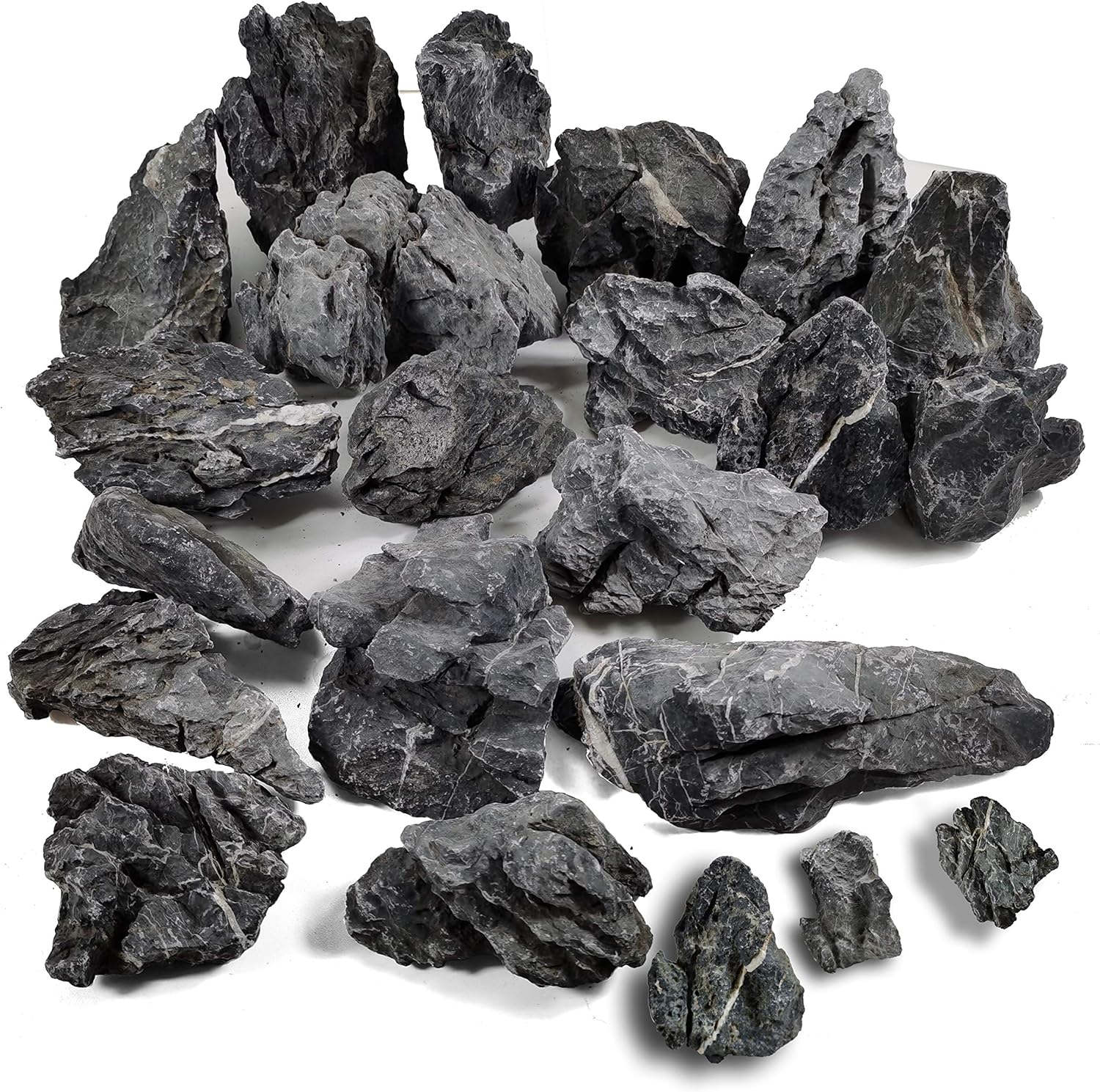 Voulosimi 44 lb Seiryu Rock Stone for Aquariums and Landscaping