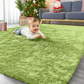 OLANLY Area Rugs for Living Room Bedroom, Soft Fluffy Design
