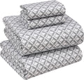 California King 100% Cotton Sheet Set - 4 Piece Percale Comfort