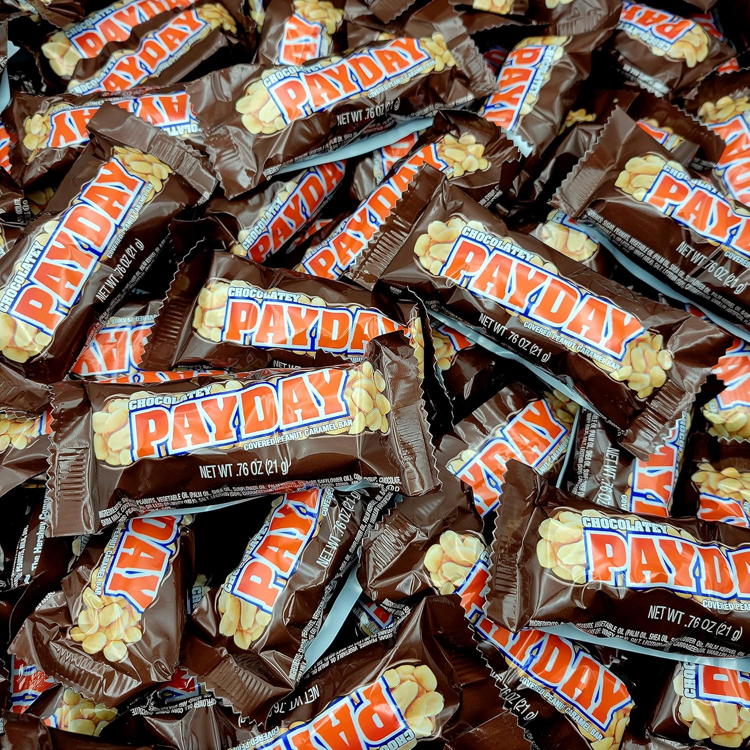 PayDay Chocolaty Peanut & Caramel Candy Bars - Snack Size Treats