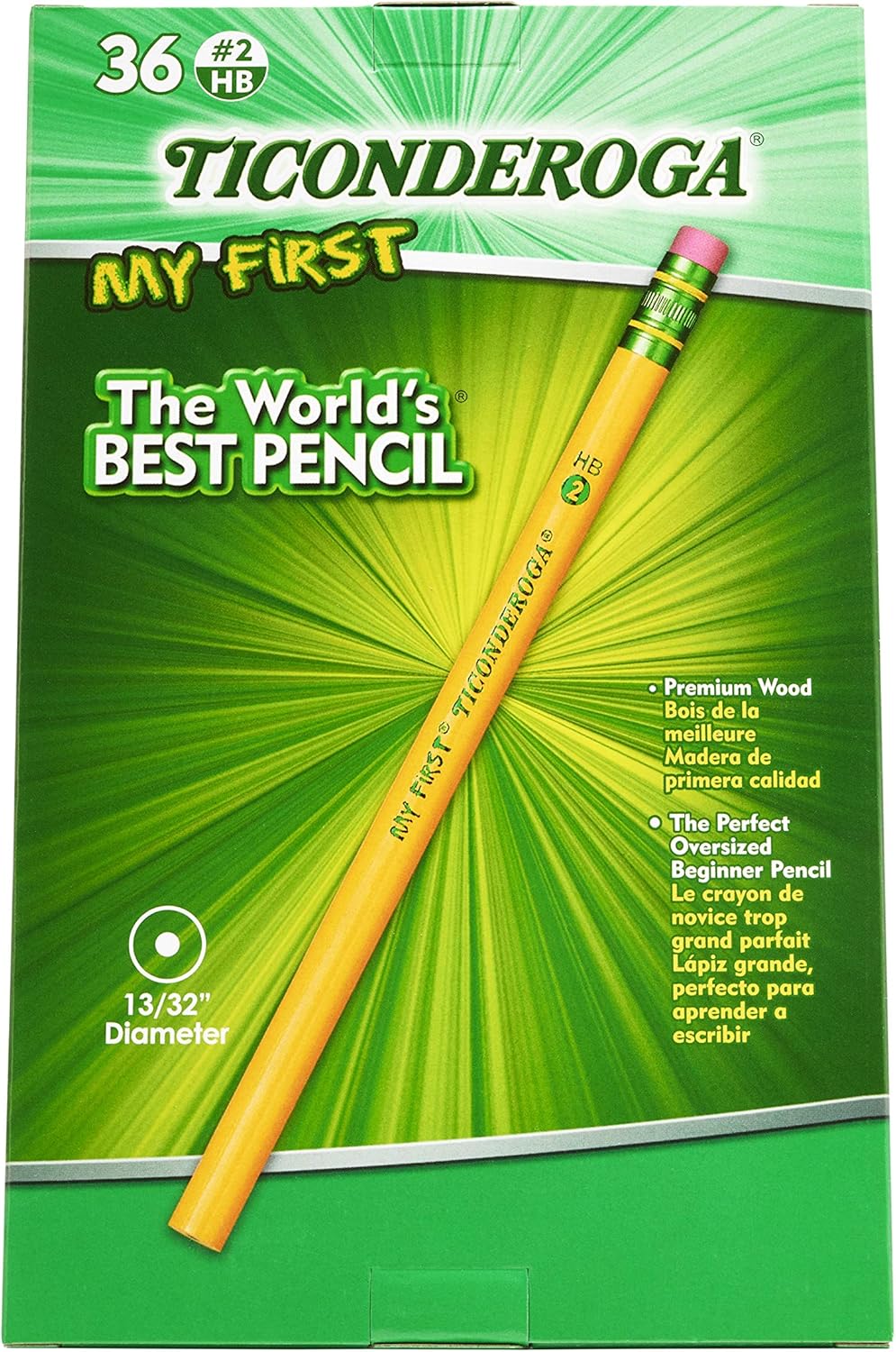Ticonderoga My First Wood-Cased Pencils for Young Writers