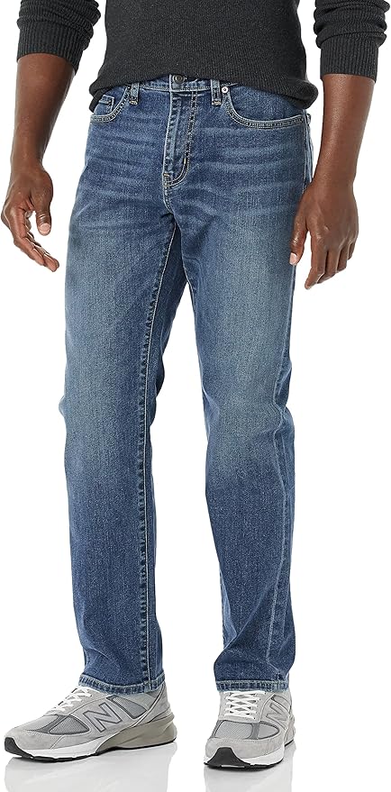 Men's Straight-Fit High Stretch Jean for Ultimate Comfort