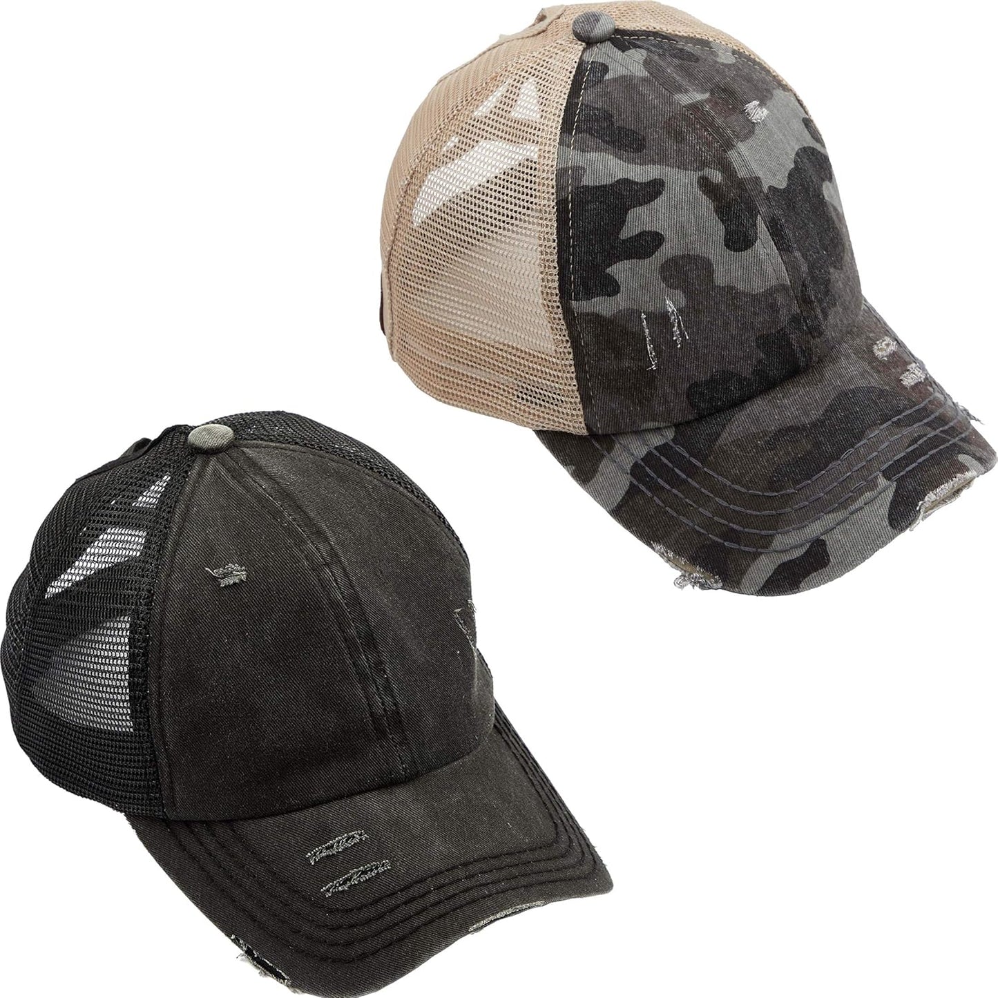 Funky Junque Ponytail Hat for Women - Stylish Baseball Cap