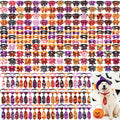 Halloween Dog Bows Tie Collar Bulk Set - 240 Pcs Adjustable Neckties