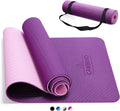 CAMBIVO Yoga Mat 8mm & 6mm Extra Thick Non Slip - Cushioned Support