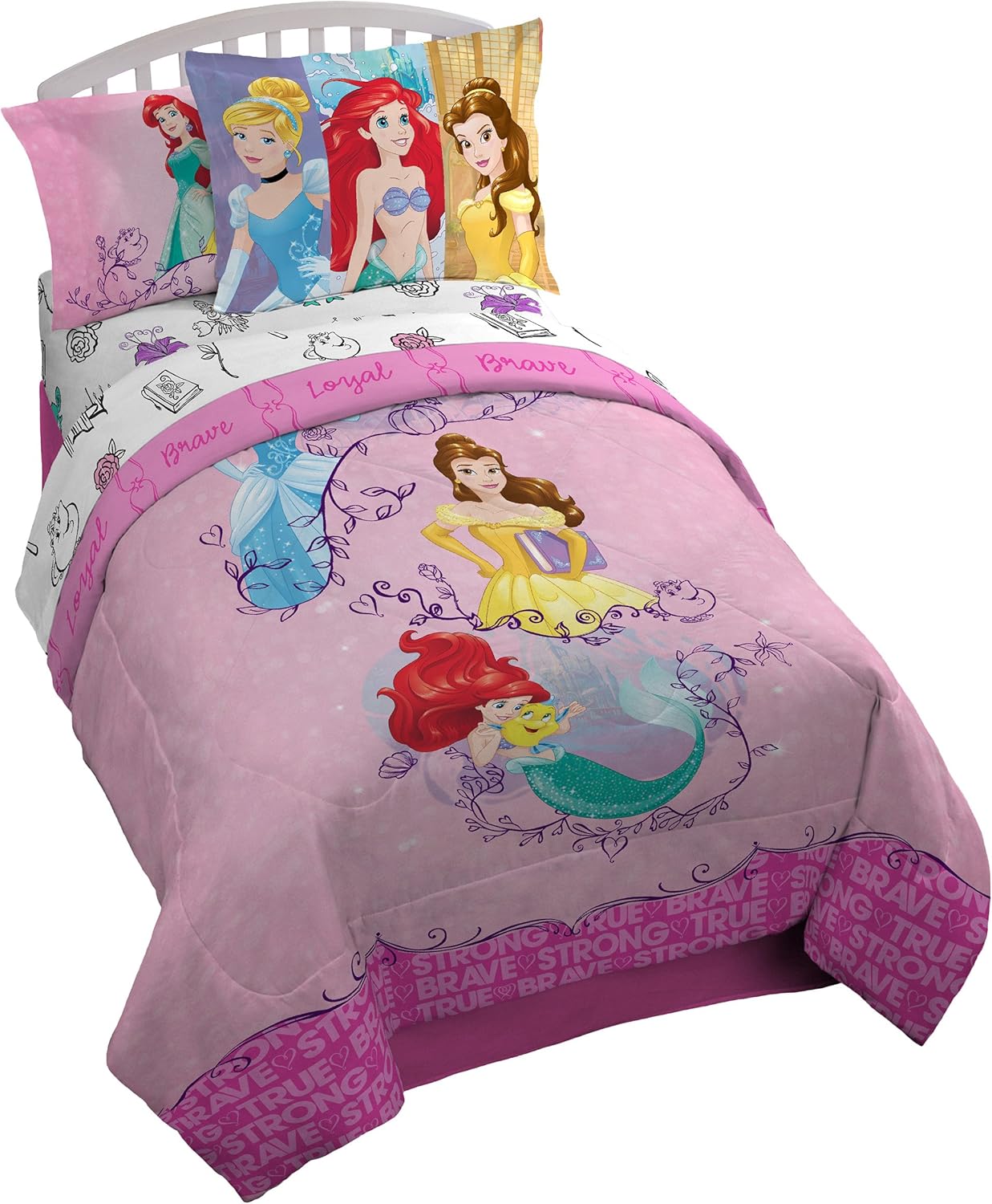Disney Princess Friendship Adventures Twin Bed In A Bag Set