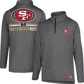 Ultra Game NFL Official Adults Super Soft Quarter Zip Long Sleeve