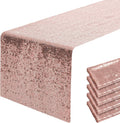 6 Packs 12 x 108 in Rose Gold Sequin Table Runner - Sparkling Event